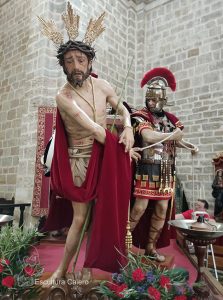 Cristo de la sentencia con soldado romano